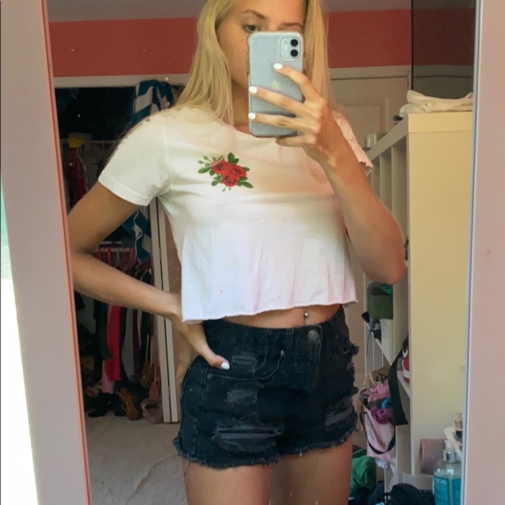 rose crop tee - Picture 4 of 4
